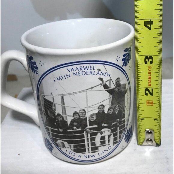 Vintage Vaarwel Mijn Nederland Zuiderkruis Ship Mug - Picture 7 of 8